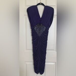 Elegant Purple Evening Dress